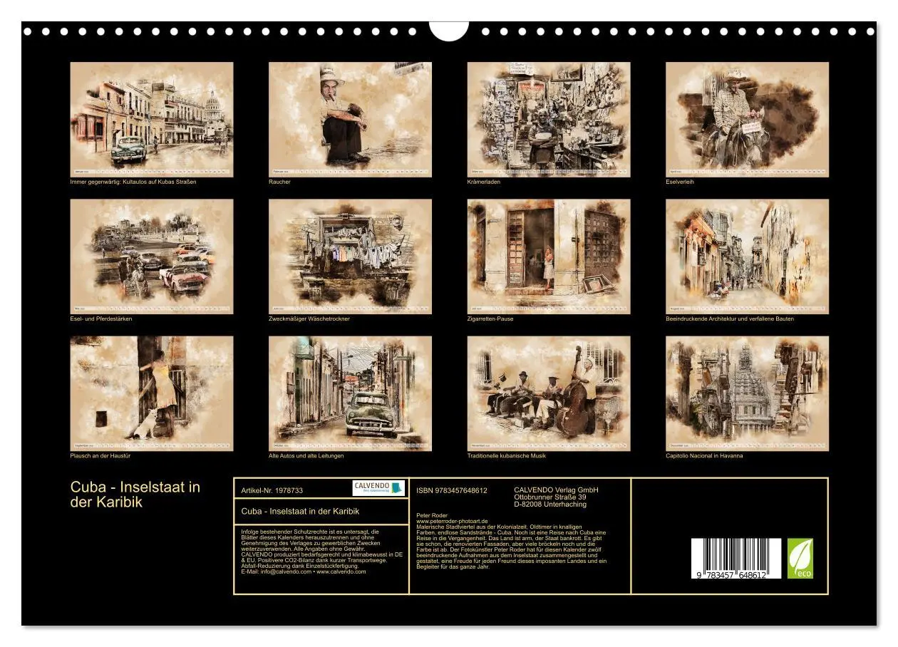 Bild: 9783457648612 | Cuba - Inselstaat in der Karibik (Wandkalender 2026 DIN A3 quer),...
