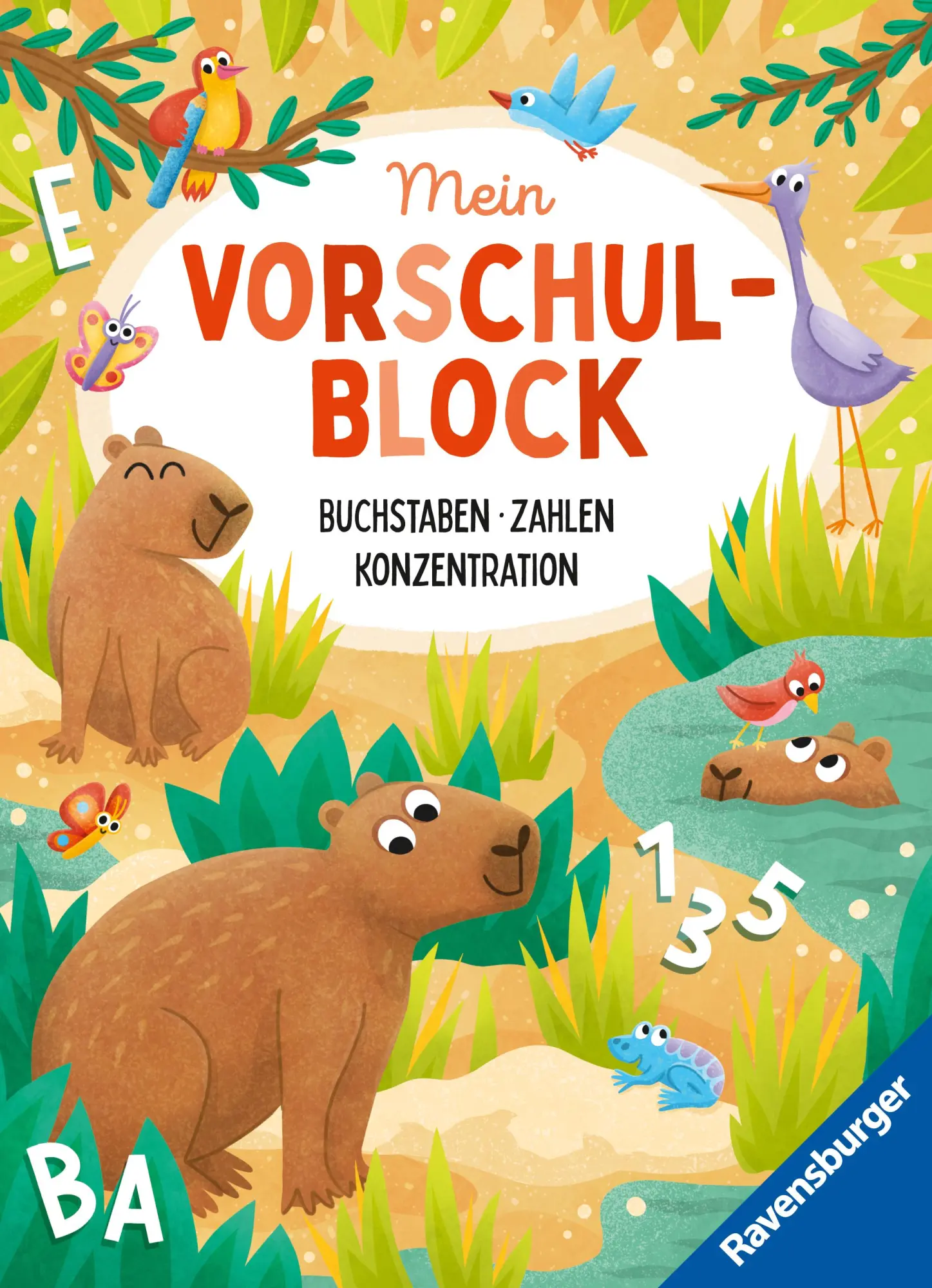 Cover: 9783473488612 | Mein Vorschulblock: Buchstaben, Zahlen, Konzentration | Lohr (u. a.)