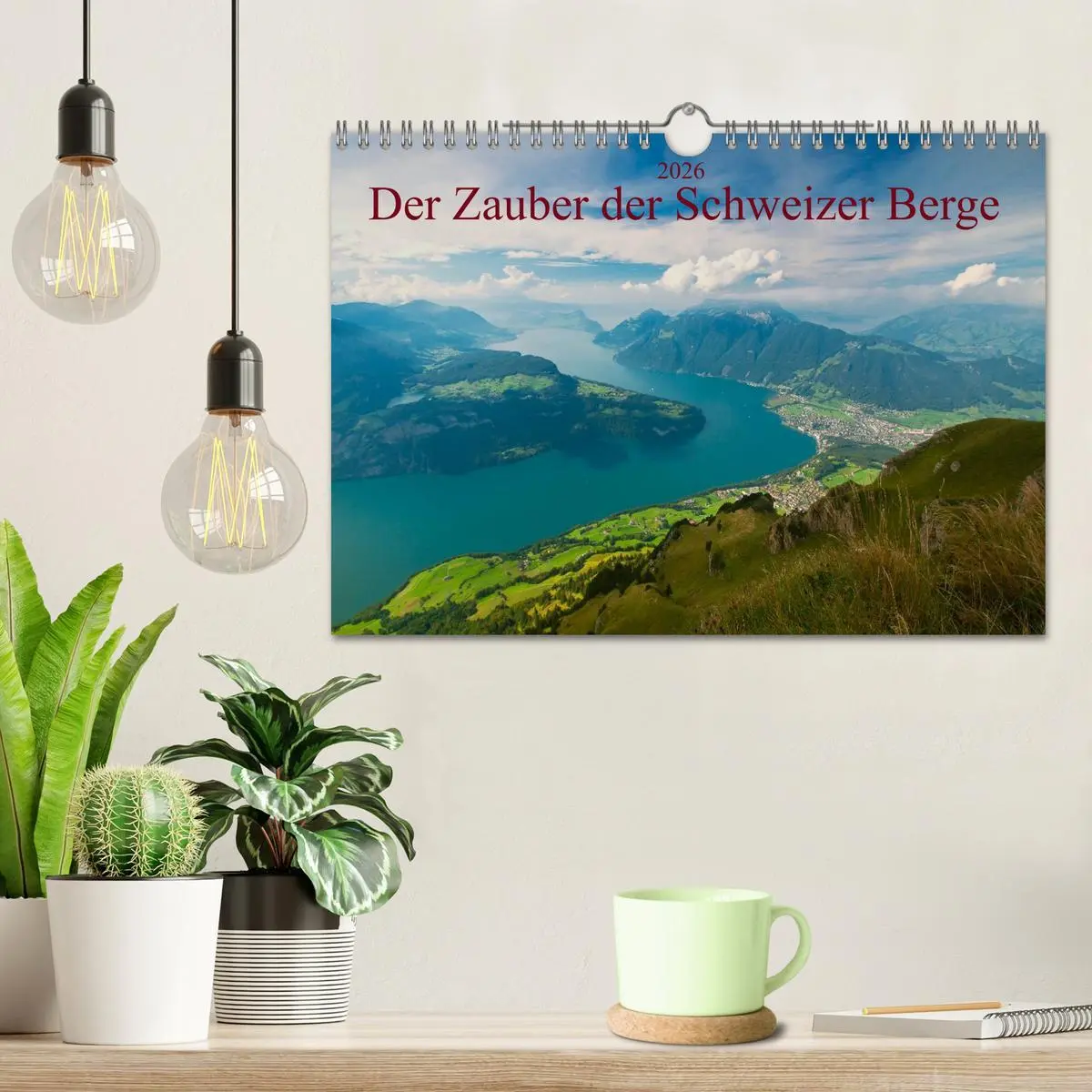 Bild: 9783516118612 | Der Zauber der Schweizer Berge (Wandkalender 2026 DIN A4 quer),...