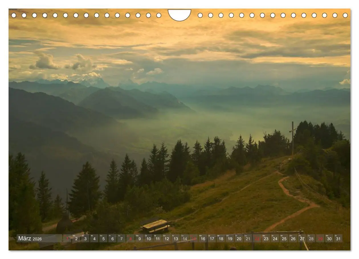 Bild: 9783516118612 | Der Zauber der Schweizer Berge (Wandkalender 2026 DIN A4 quer),...