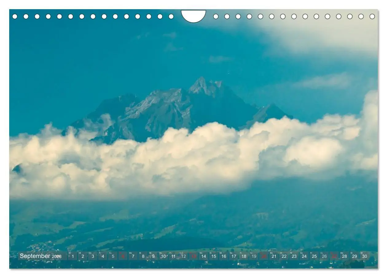 Bild: 9783516118612 | Der Zauber der Schweizer Berge (Wandkalender 2026 DIN A4 quer),...