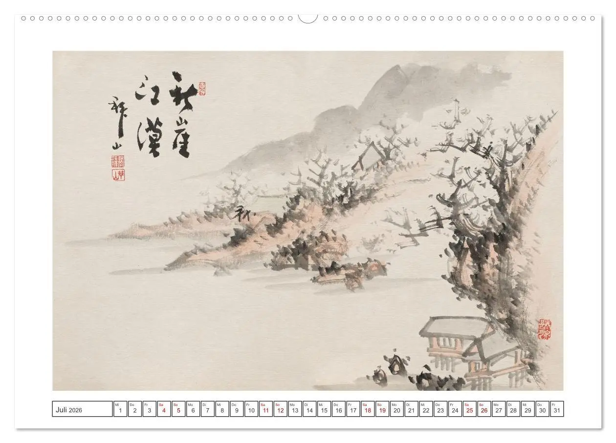 Bild: 9783516598612 | Yoshitsugu Haizan (hochwertiger Premium Wandkalender 2026 DIN A2...