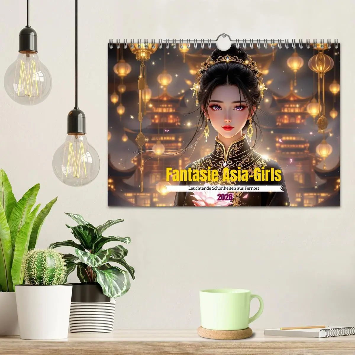 Bild: 9783516668612 | Fantasie Asia-Girls (Wandkalender 2026 DIN A4 quer), CALVENDO...
