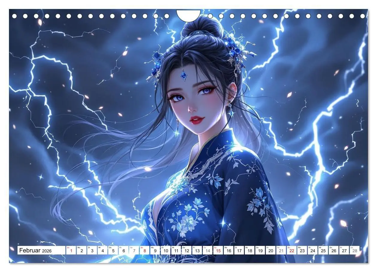 Bild: 9783516668612 | Fantasie Asia-Girls (Wandkalender 2026 DIN A4 quer), CALVENDO...