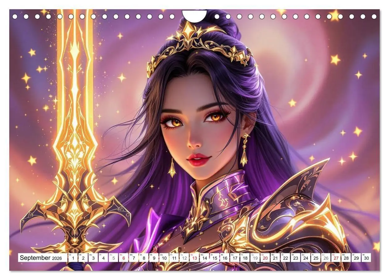 Bild: 9783516668612 | Fantasie Asia-Girls (Wandkalender 2026 DIN A4 quer), CALVENDO...