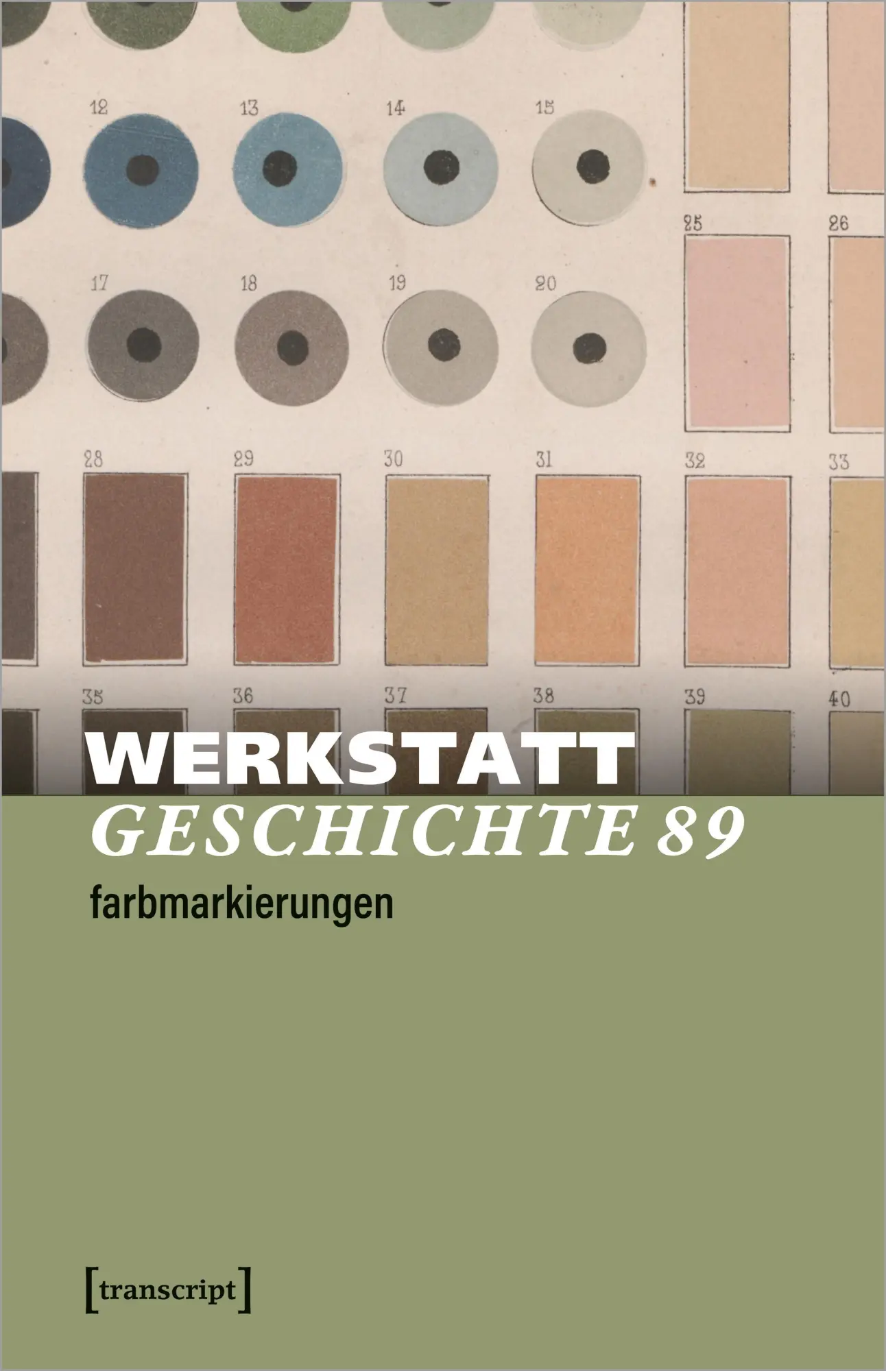 Cover: 9783837668612 | WerkstattGeschichte | 2024/1, Heft 89: Farbmarkierungen | V. | Buch