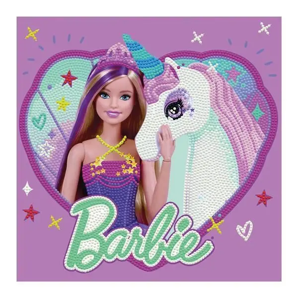 Bild: 4895225928712 | Diamond Dotz Barbie mit Einhorn | Kit (Bastelset) | 2592871 | Deutsch