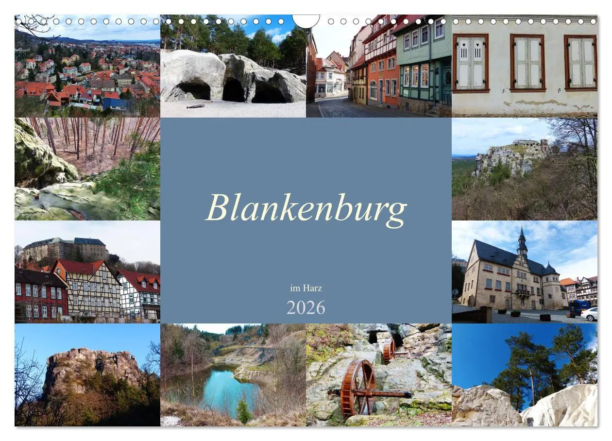 Cover: 9783457948712 | Blankenburg im Harz (Wandkalender 2026 DIN A3 quer), CALVENDO...