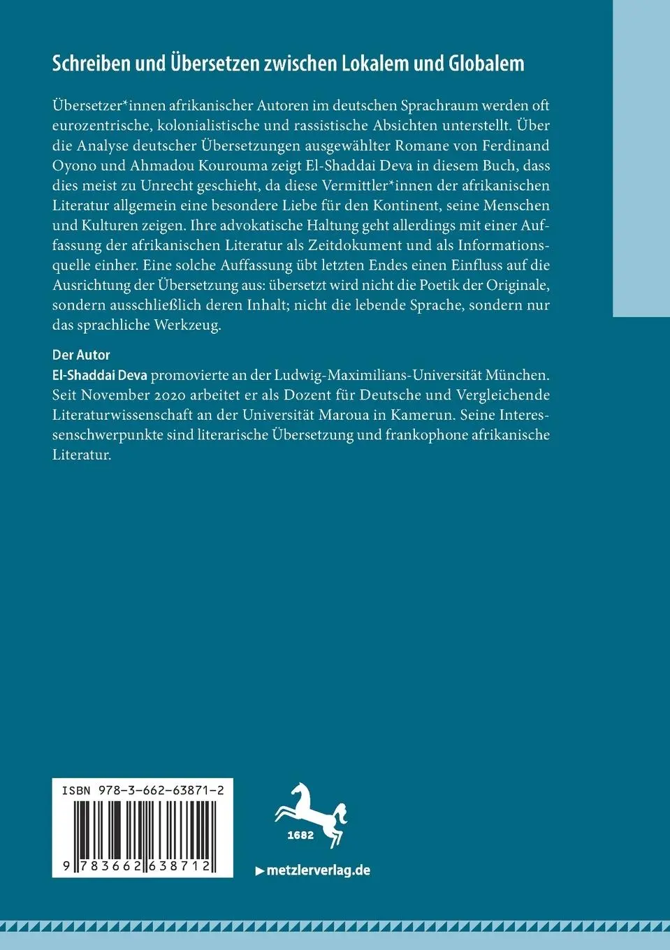 Rückseite: 9783662638712 | Schreiben und Übersetzen zwischen Lokalem und Globalem | Deva | Buch
