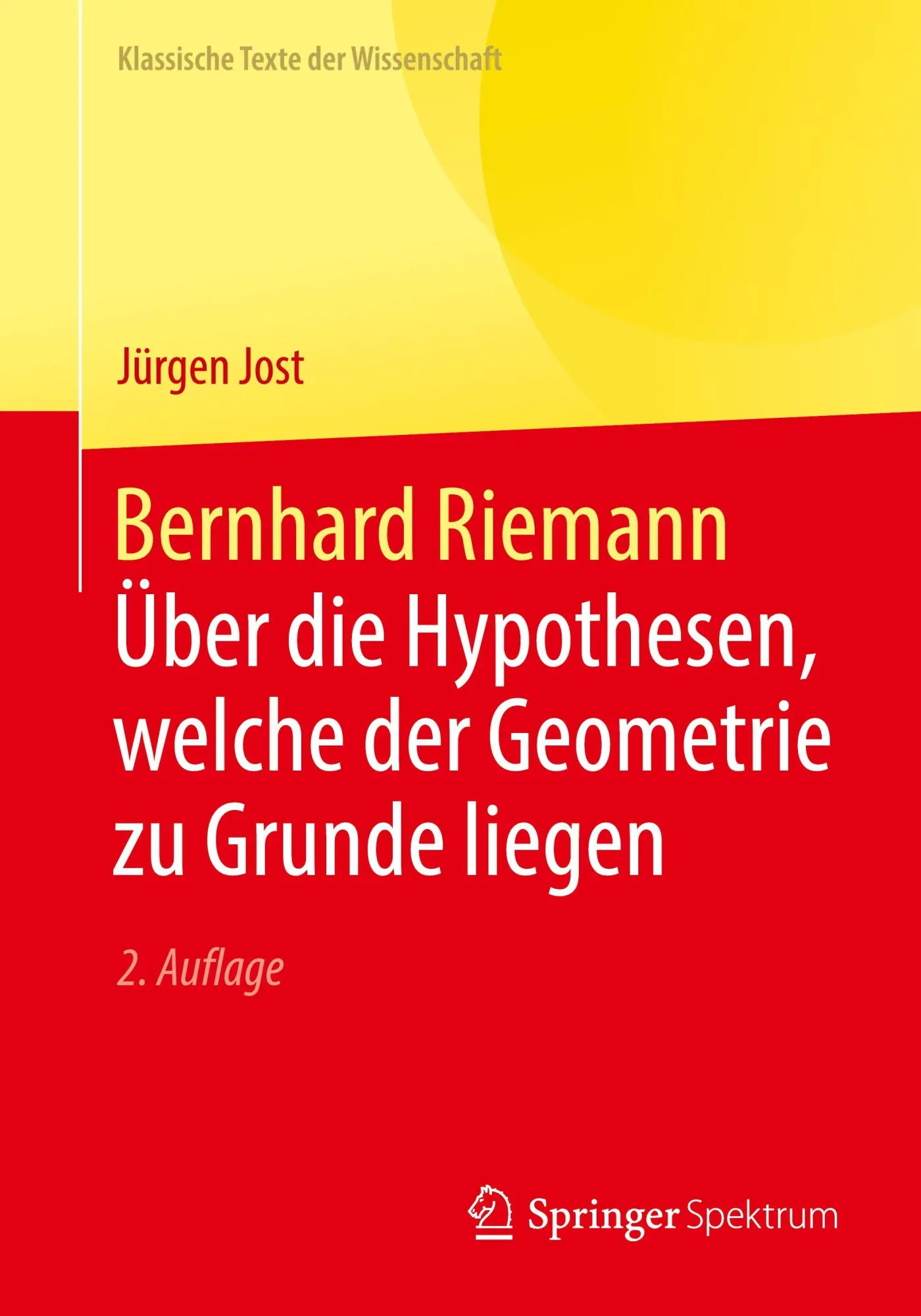 Cover: 9783662708712 | Bernhard Riemann - Über die Hypothesen, welche der Geometrie zu...