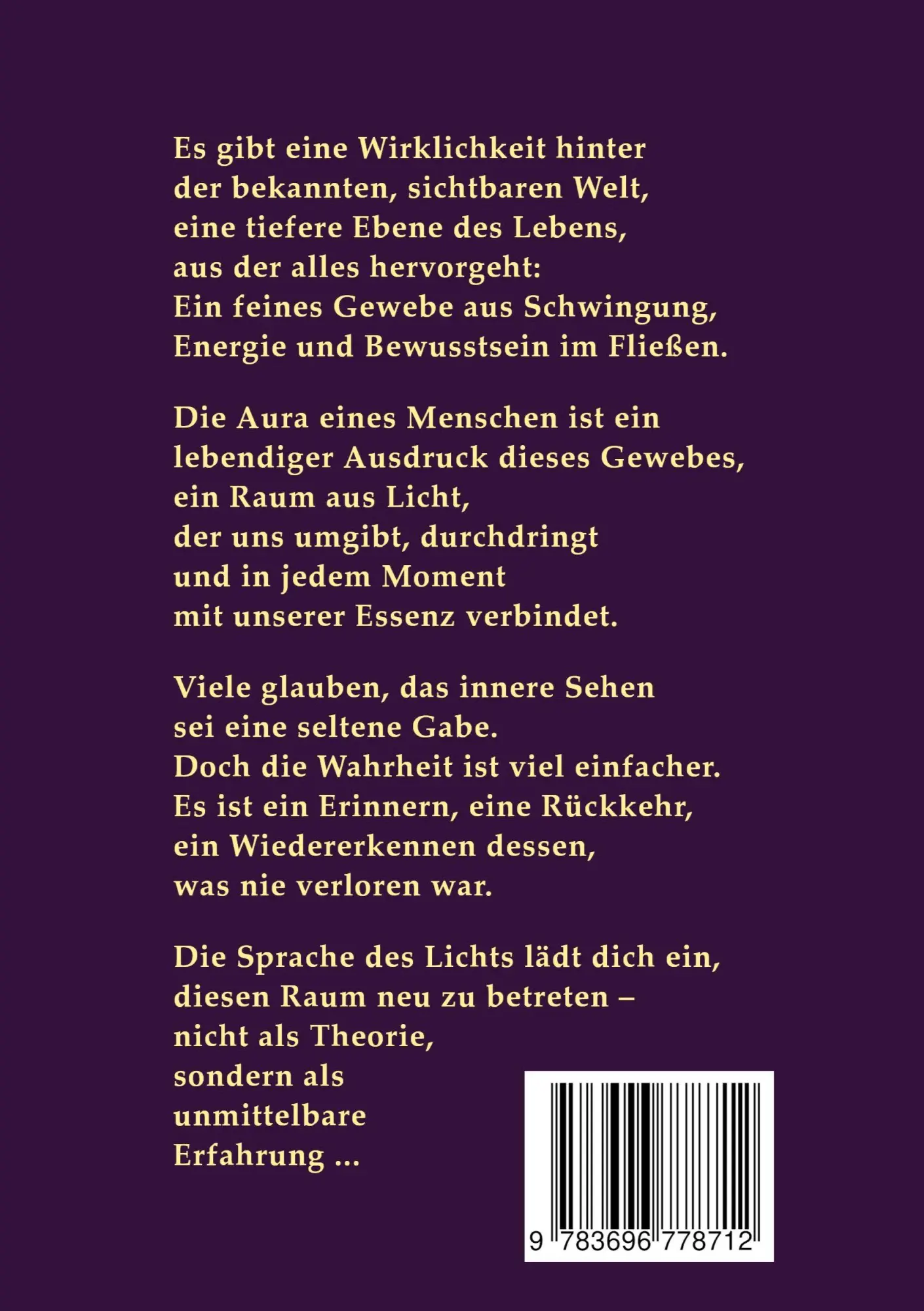 Rückseite: 9783696778712 | Auralesen | Die Sprache des Lichts | Upchar Lutz Levi | Taschenbuch