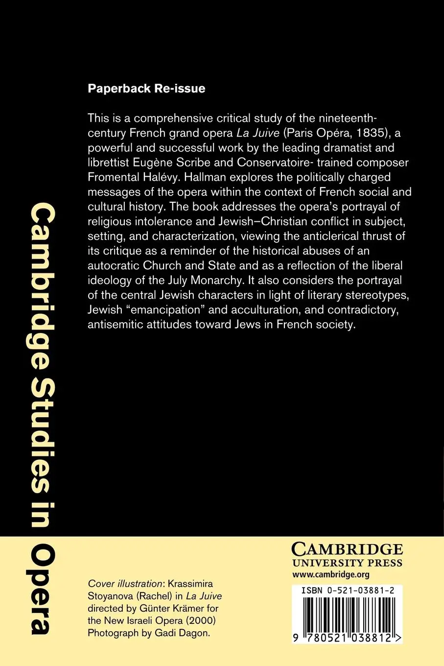 Rückseite: 9780521038812 | Opera, Liberalism, and Antisemitism in Nineteenth-Century France