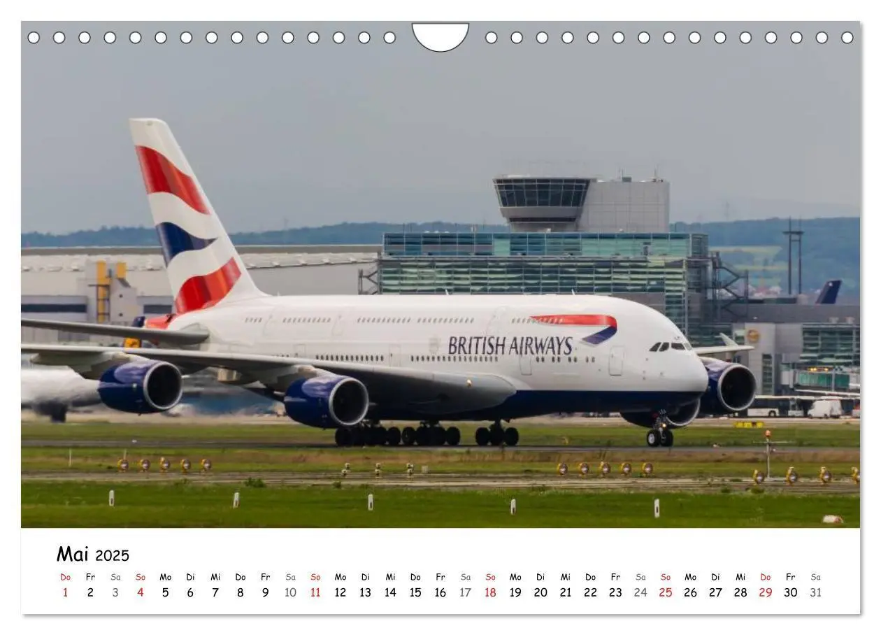 Bild: 9783435778812 | Airliners in Frankfurt (Wandkalender 2025 DIN A4 quer), CALVENDO...