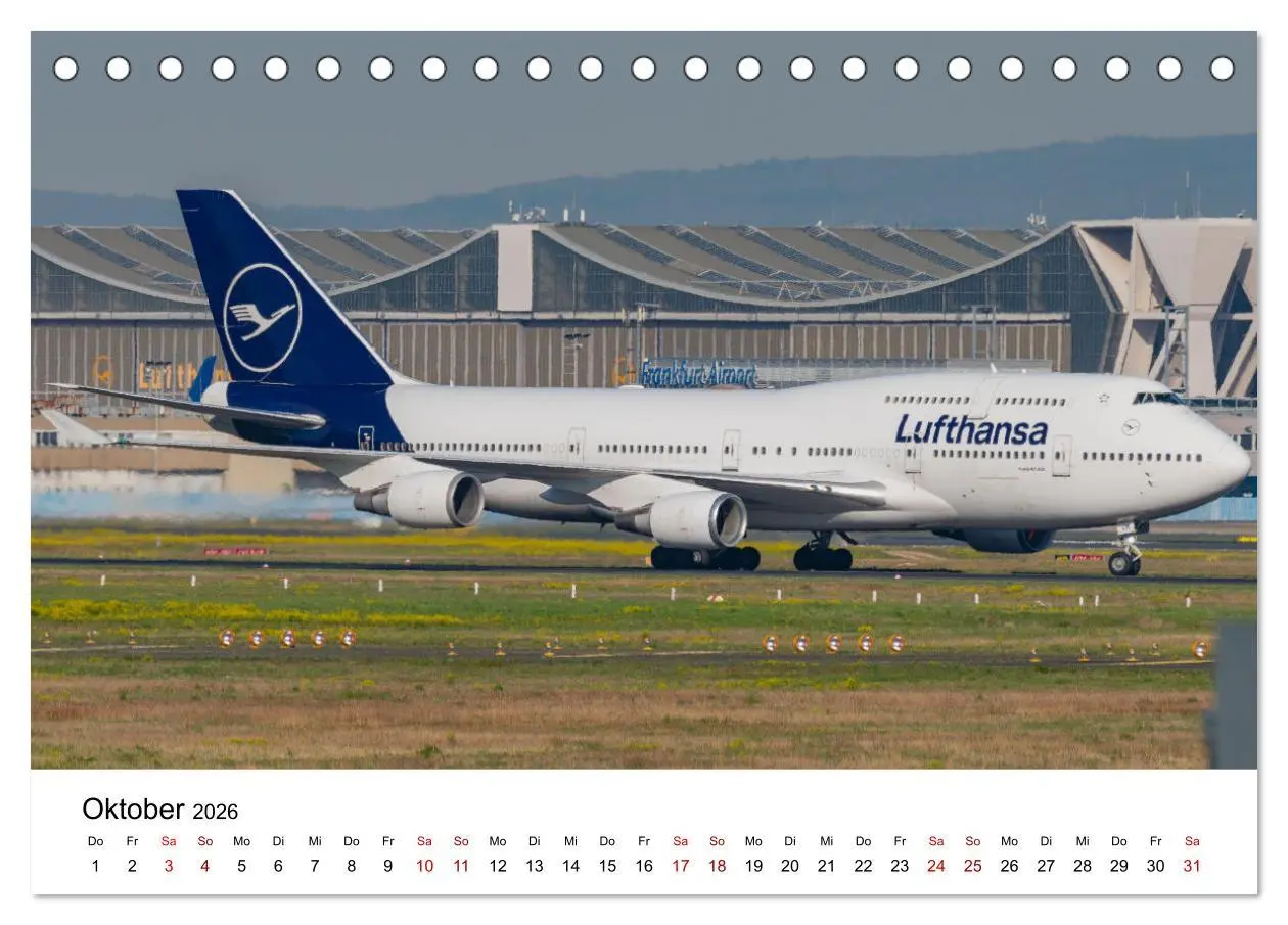 Bild: 9783457488812 | Boeing 747 Kalender (Tischkalender 2026 DIN A5 quer), CALVENDO...