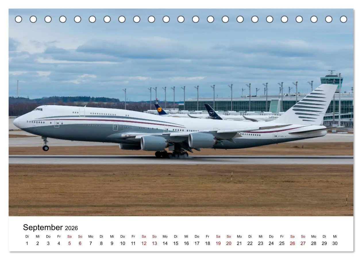 Bild: 9783457488812 | Boeing 747 Kalender (Tischkalender 2026 DIN A5 quer), CALVENDO...