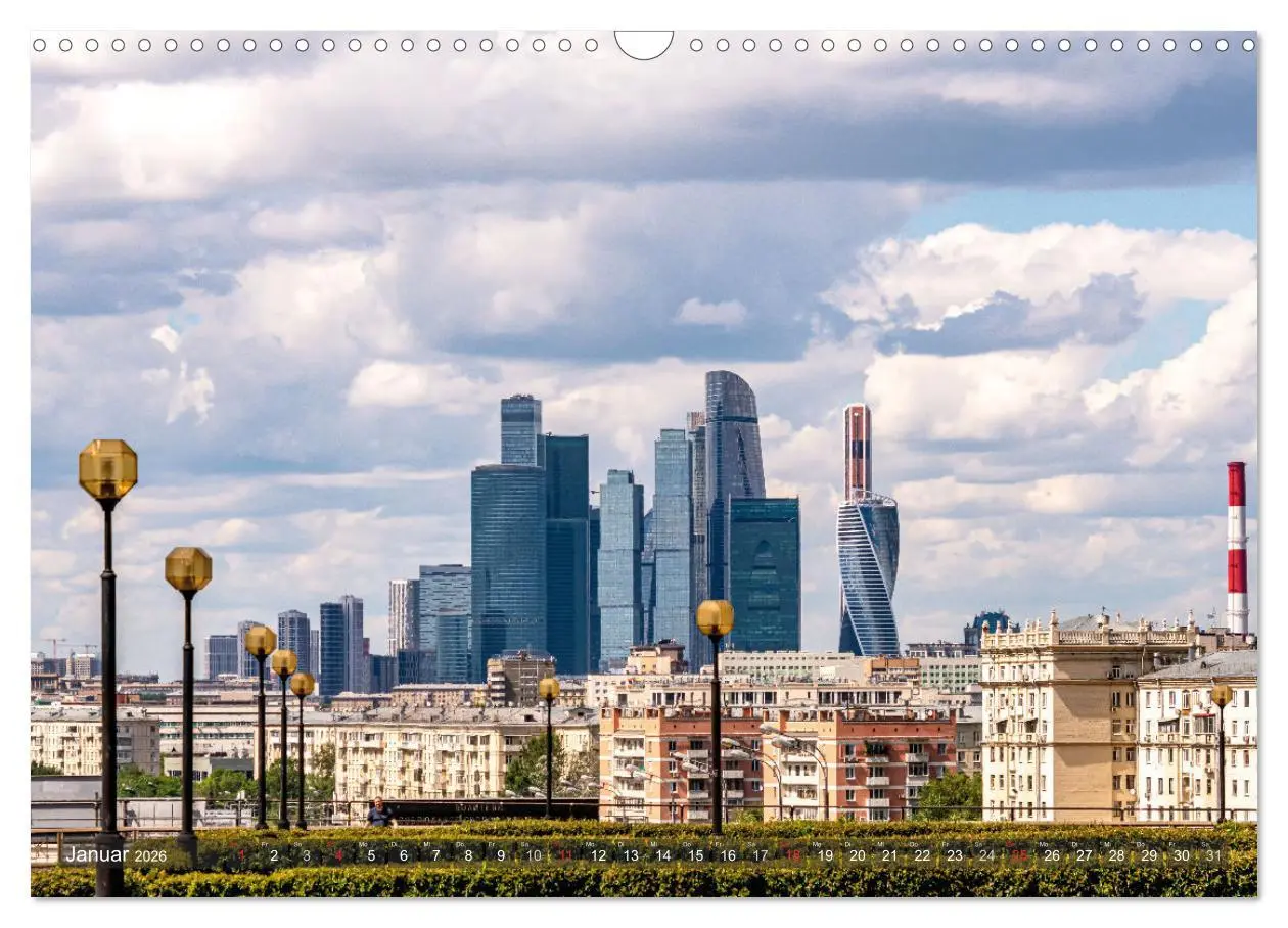 Bild: 9783457868812 | Moskauer Perspektiven (Wandkalender 2026 DIN A3 quer), CALVENDO...