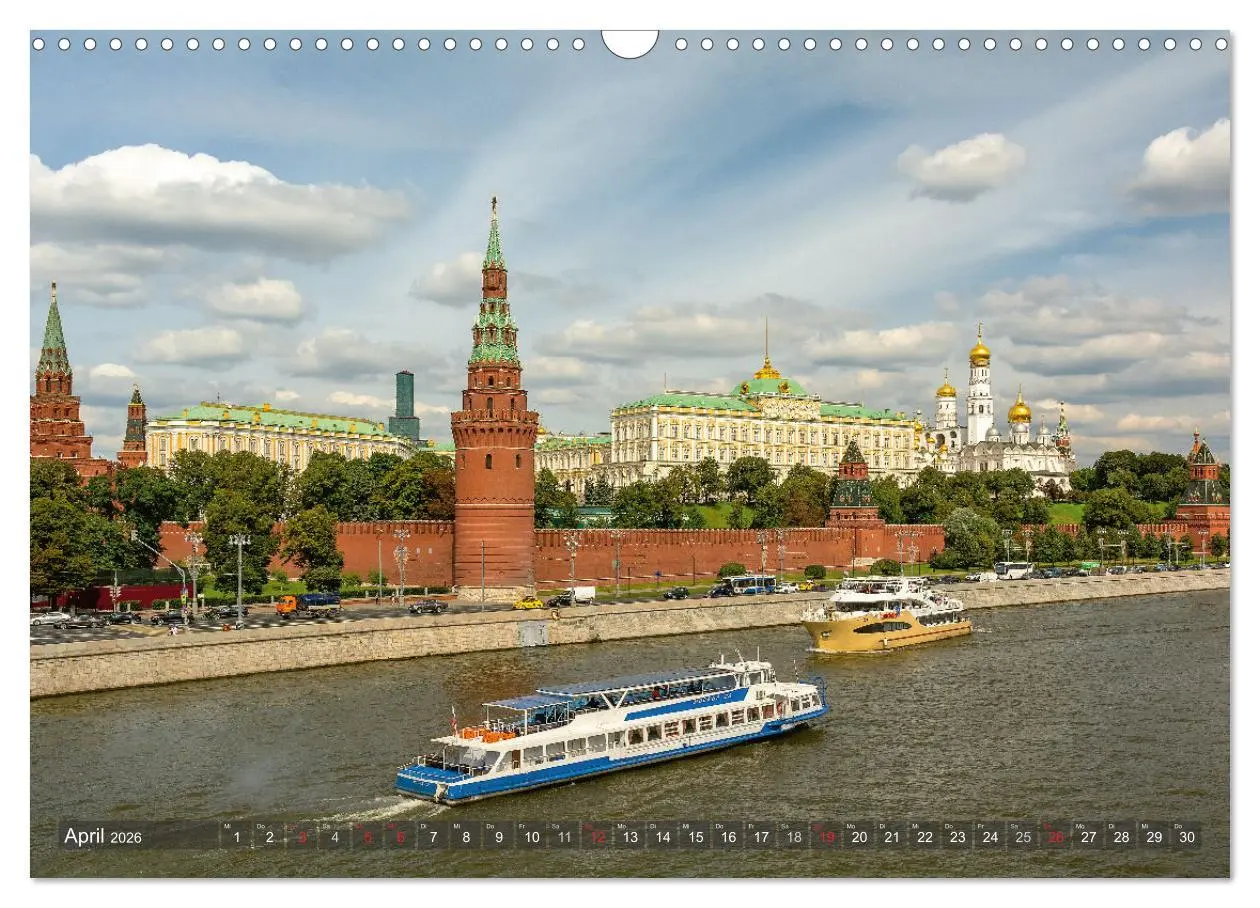 Bild: 9783457868812 | Moskauer Perspektiven (Wandkalender 2026 DIN A3 quer), CALVENDO...