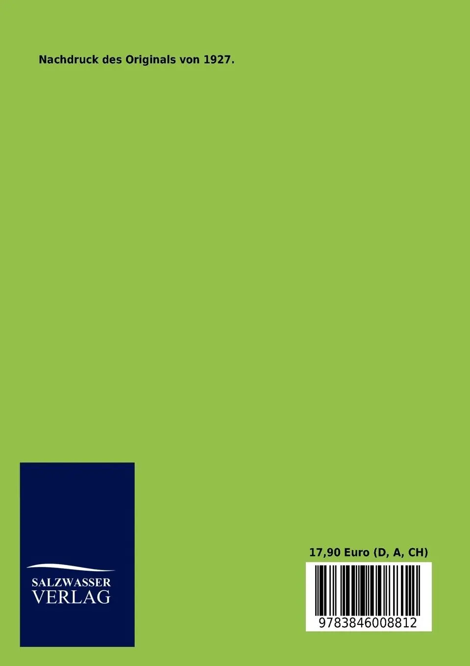 Rückseite: 9783846008812 | Aussterbende Tiere | Kurt Floericke | Taschenbuch | 80 S. | Deutsch
