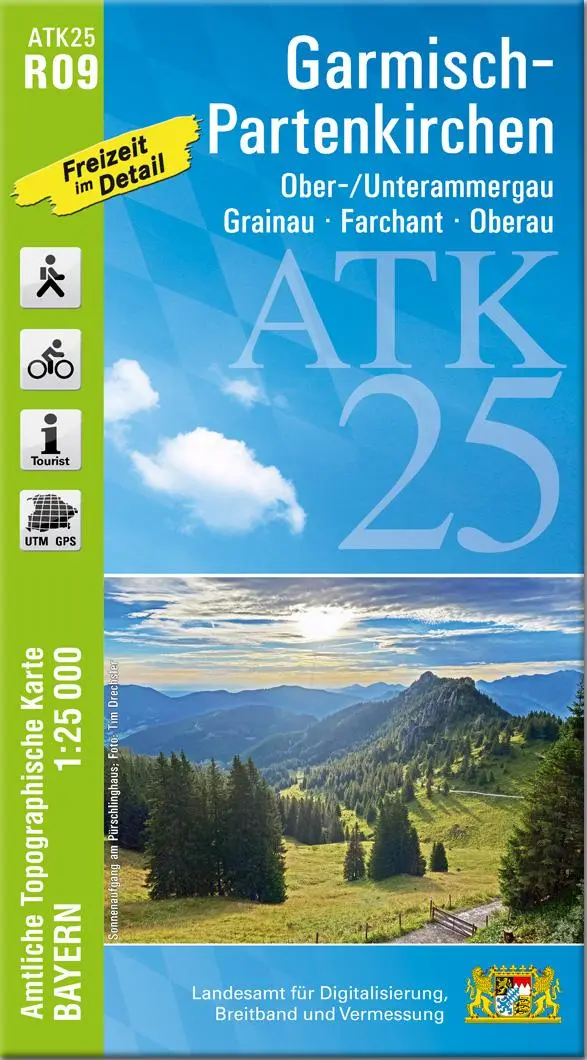 Cover: 9783899338812 | ATK25-R09 Garmisch-Partenkirchen (Amtliche Topographische Karte...
