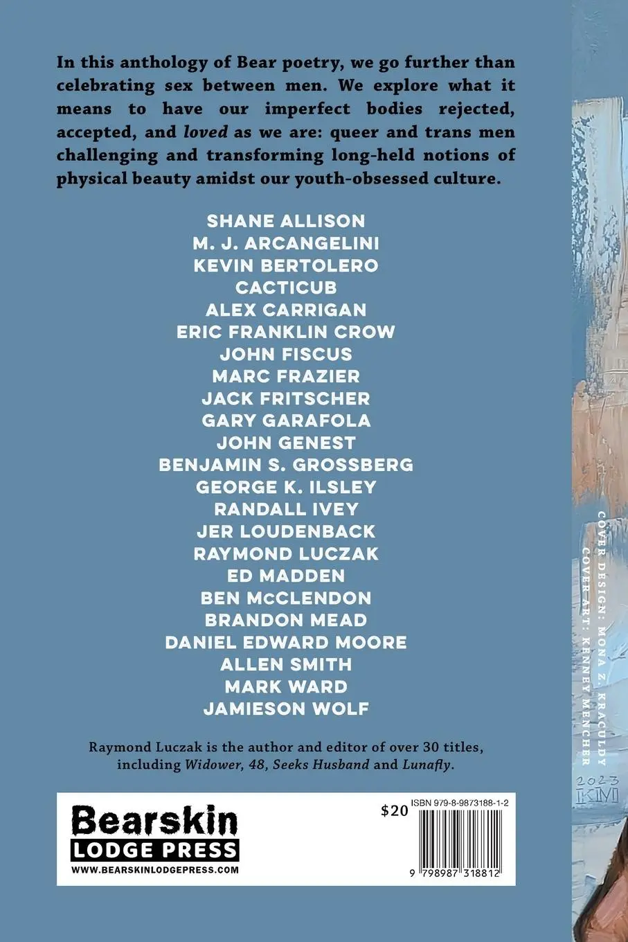 Rückseite: 9798987318812 | Oh Yeah | A Bear Poetry Anthology | Raymond Luczak | Taschenbuch