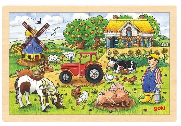 Cover: 4013594578912 | Einlegepuzzle Müllers Farm | goki | Spiel | Folie | 57891 | 2022