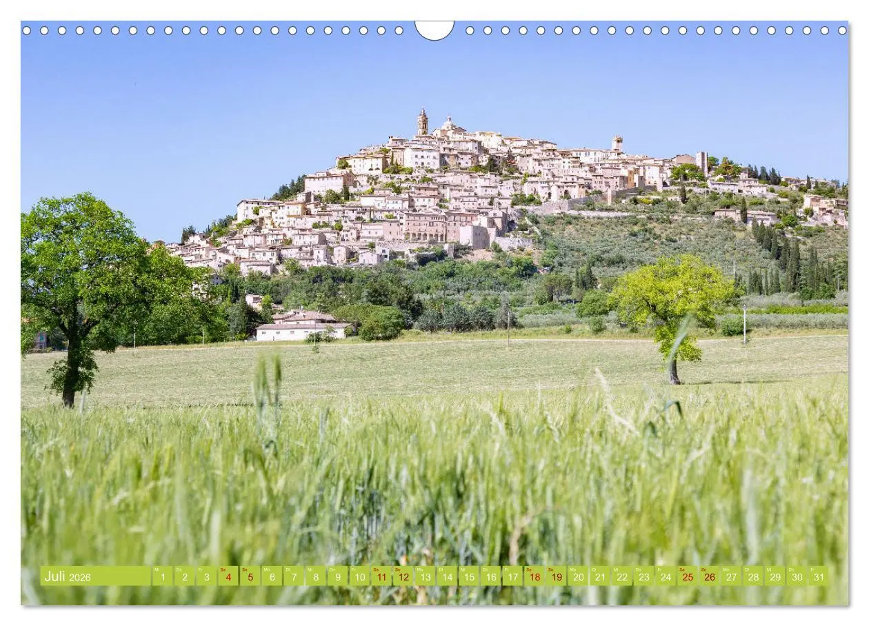 Bild: 9783457618912 | Im Herzen Umbriens (Wandkalender 2026 DIN A3 quer), CALVENDO...