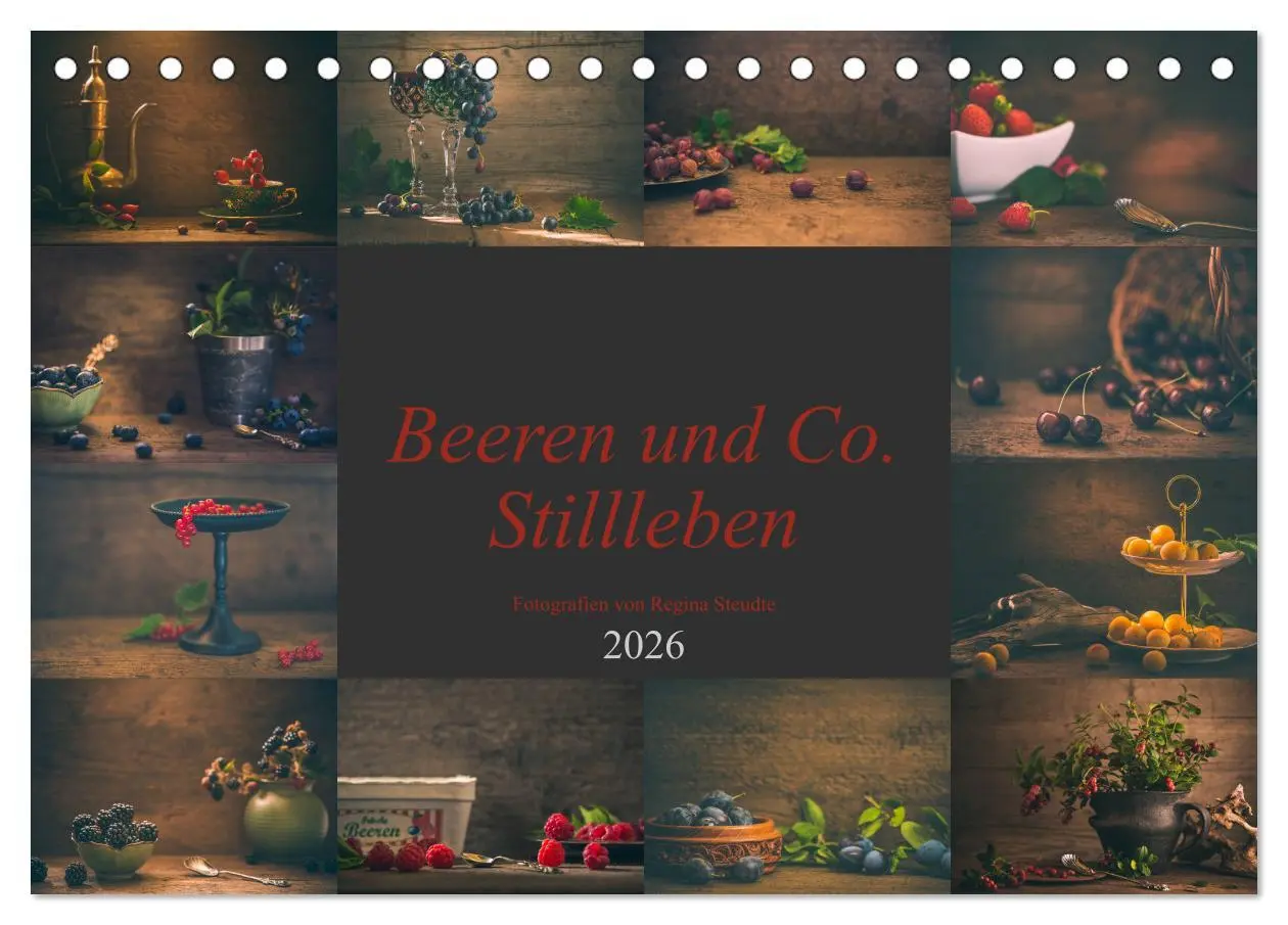 Cover: 9783457928912 | Beeren und Co. Stillleben (Tischkalender 2026 DIN A5 quer),...