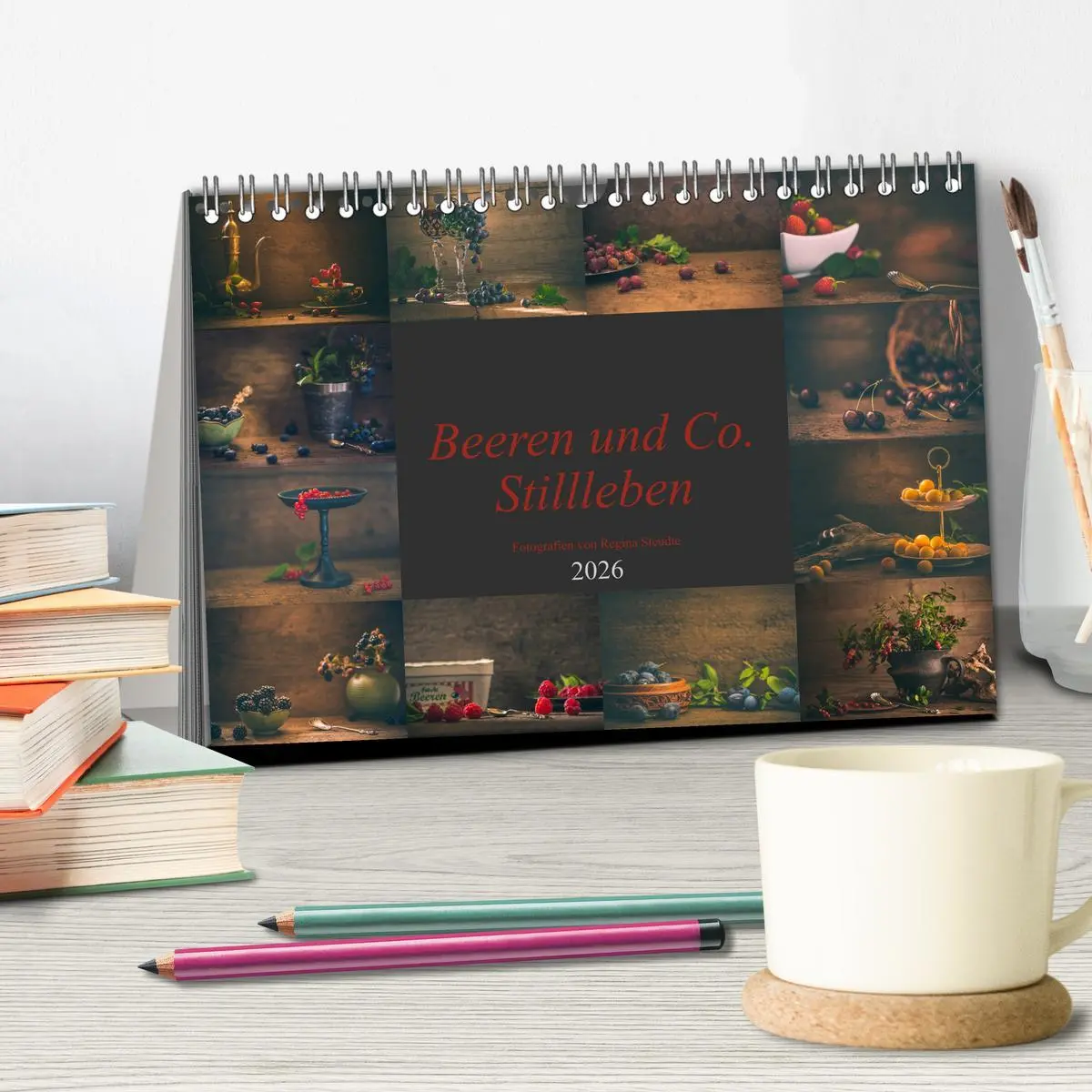 Bild: 9783457928912 | Beeren und Co. Stillleben (Tischkalender 2026 DIN A5 quer),...