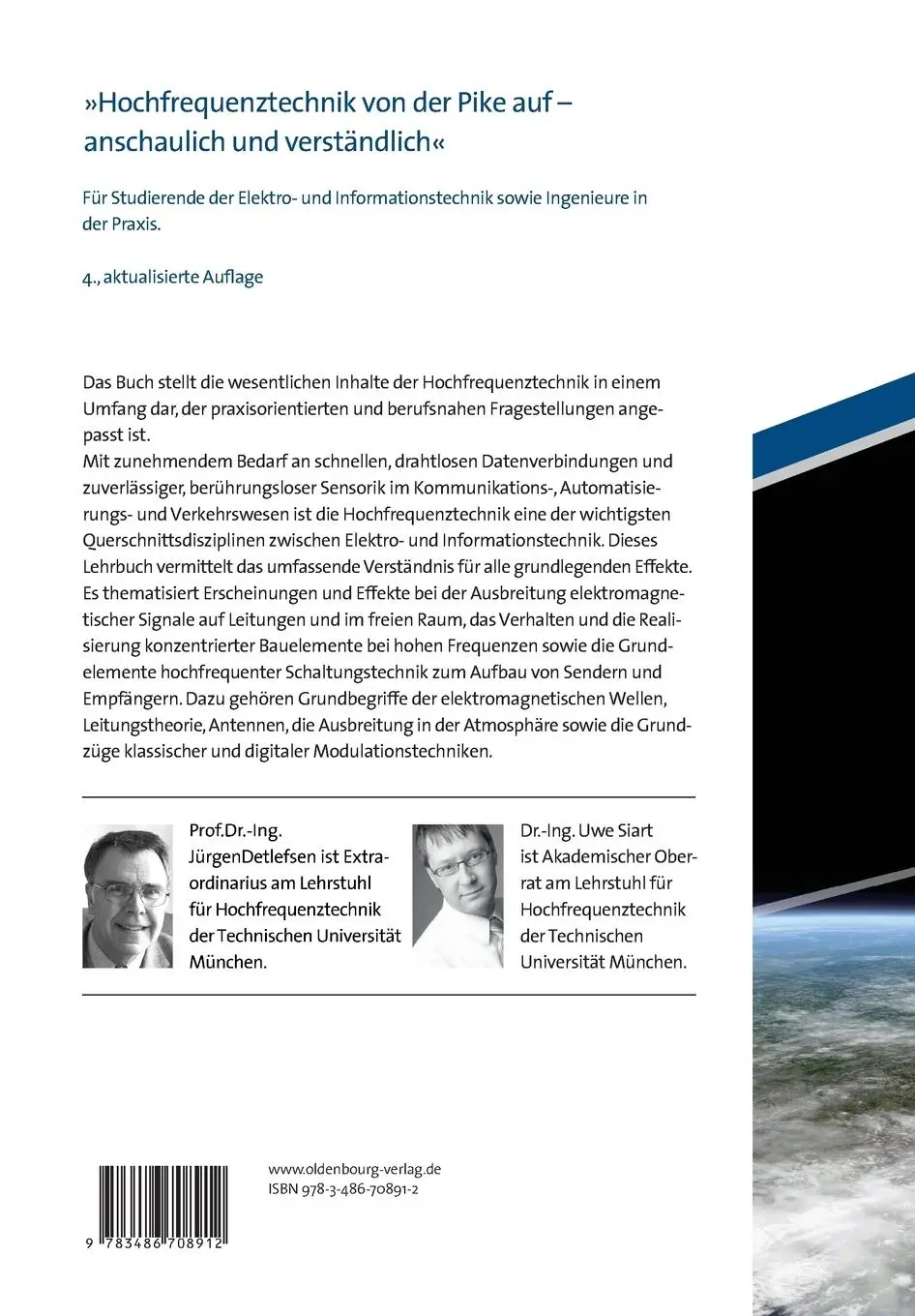 Rückseite: 9783486708912 | Grundlagen der Hochfrequenztechnik | Uwe Siart (u. a.) | Taschenbuch