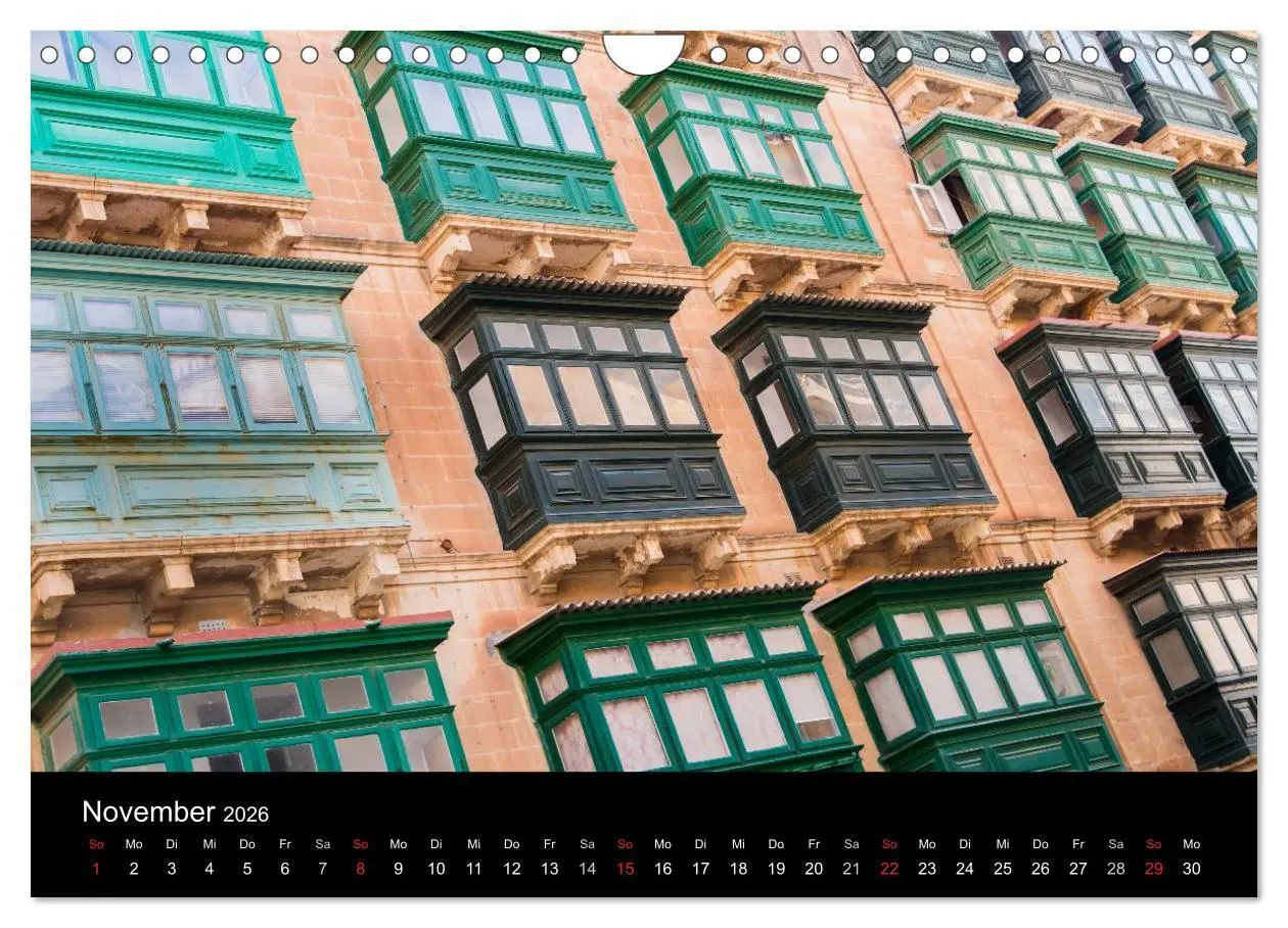 Bild: 9783516188912 | Malta &amp; Gozo (Wandkalender 2026 DIN A4 quer), CALVENDO Monatskalender