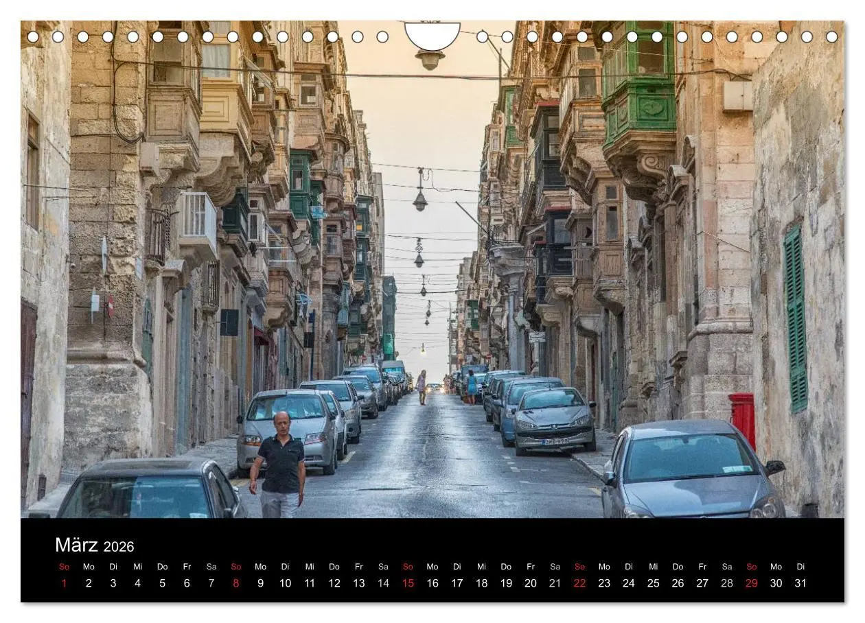 Bild: 9783516188912 | Malta &amp; Gozo (Wandkalender 2026 DIN A4 quer), CALVENDO Monatskalender