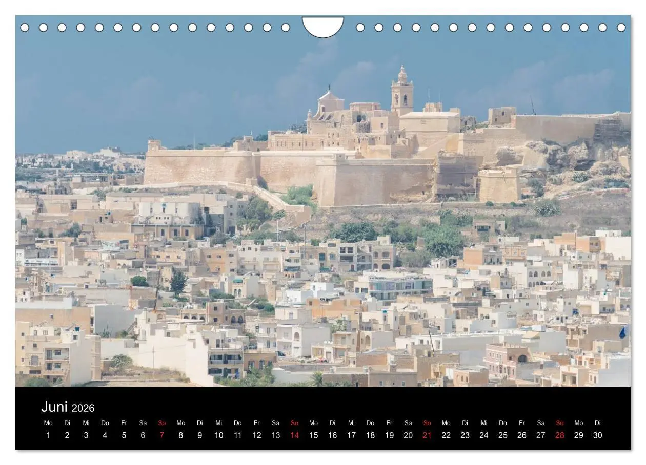 Bild: 9783516188912 | Malta &amp; Gozo (Wandkalender 2026 DIN A4 quer), CALVENDO Monatskalender