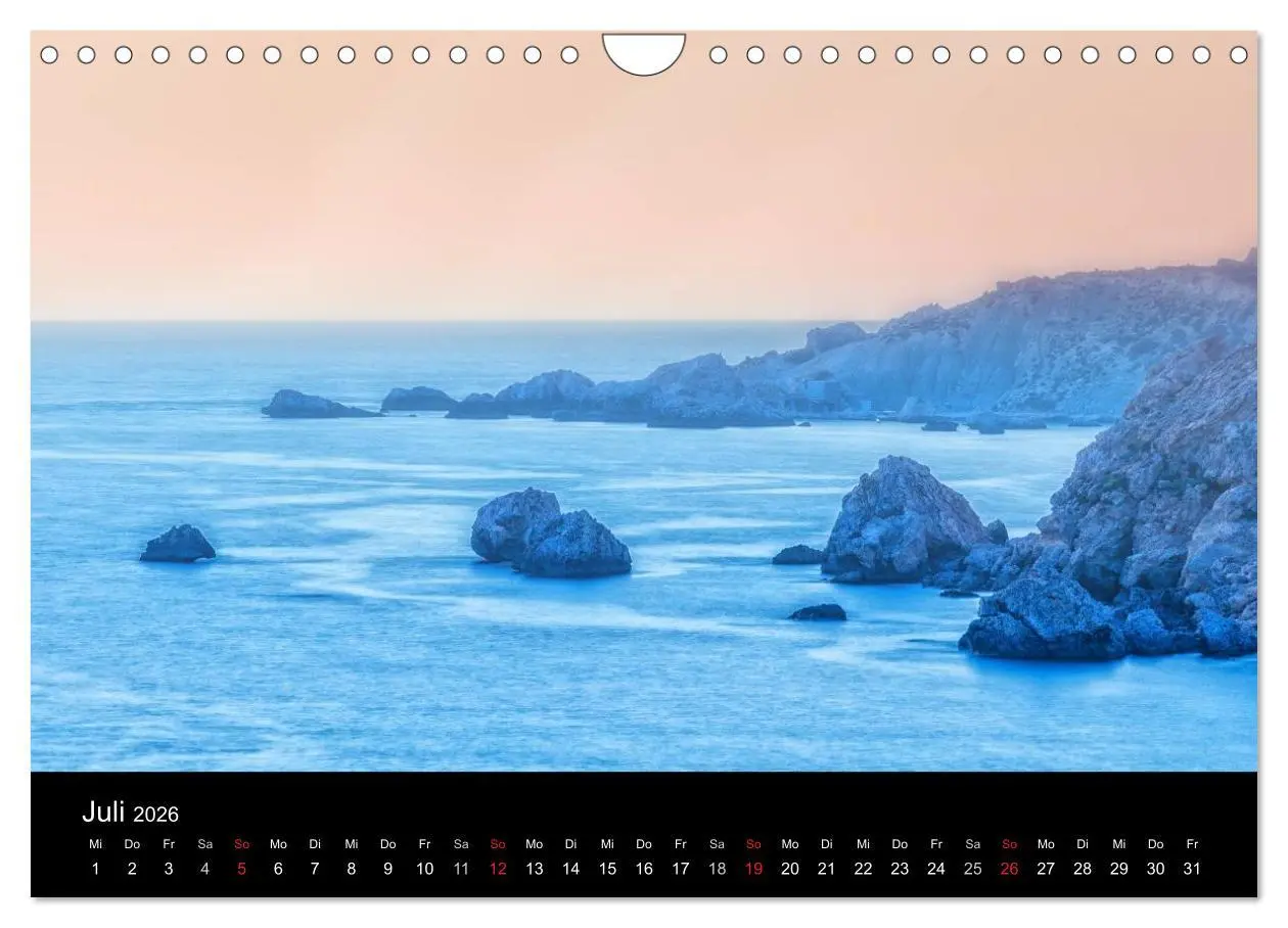 Bild: 9783516188912 | Malta &amp; Gozo (Wandkalender 2026 DIN A4 quer), CALVENDO Monatskalender