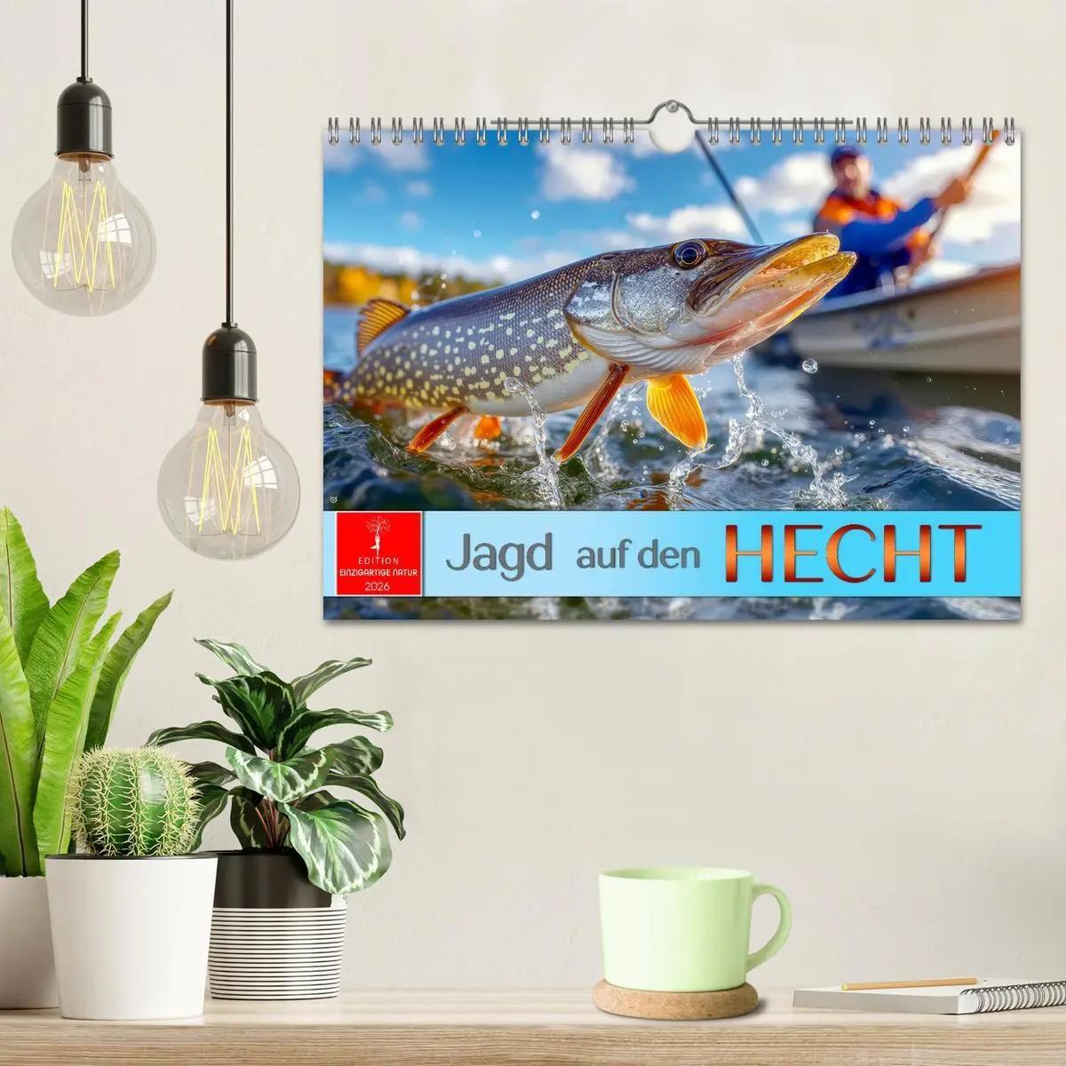 Bild: 9783516638912 | Jagd auf den Hecht (Wandkalender 2026 DIN A4 quer), CALVENDO...