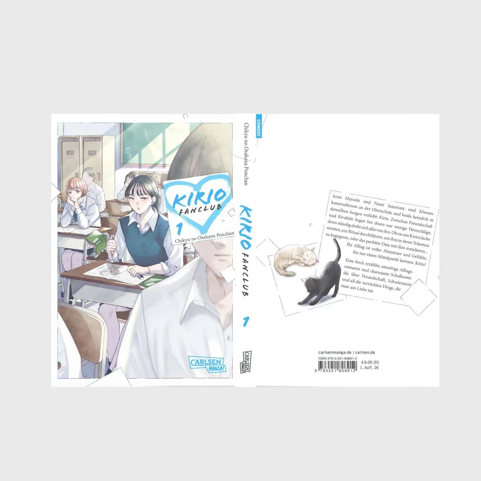 Bild: 9783551808912 | Kirio Fanclub 1 | Chikyu No Osakana Ponchan | Taschenbuch | 160 S.