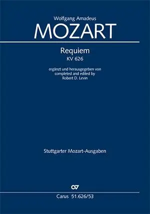 Cover: 9790007068912 | Requiem | ergänzt von Robert D. Levin | Wolfgang Amadeus Mozart | Buch