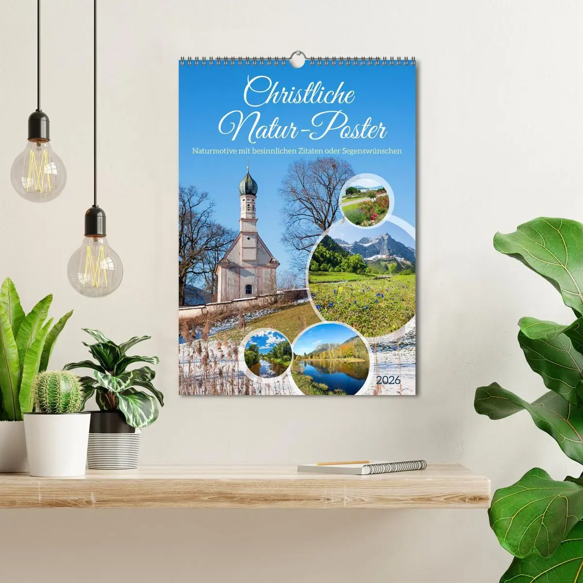 Bild: 9783457299012 | Christliche Natur-Poster 2026 (Wandkalender 2026 DIN A3 hoch),...