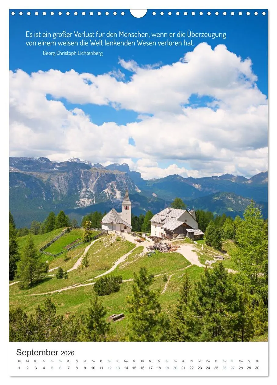 Bild: 9783457299012 | Christliche Natur-Poster 2026 (Wandkalender 2026 DIN A3 hoch),...