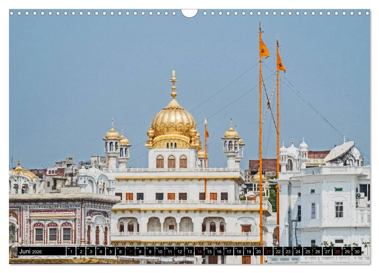 Bild: 9783457819012 | Amritsar - Der goldene Tempel (Wandkalender 2026 DIN A3 quer),...