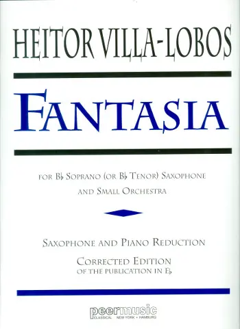 Cover: 9990050229012 | Fantasia op.630 soprano (tenor) | Heitor Villa-Lobos | Klavierauszug