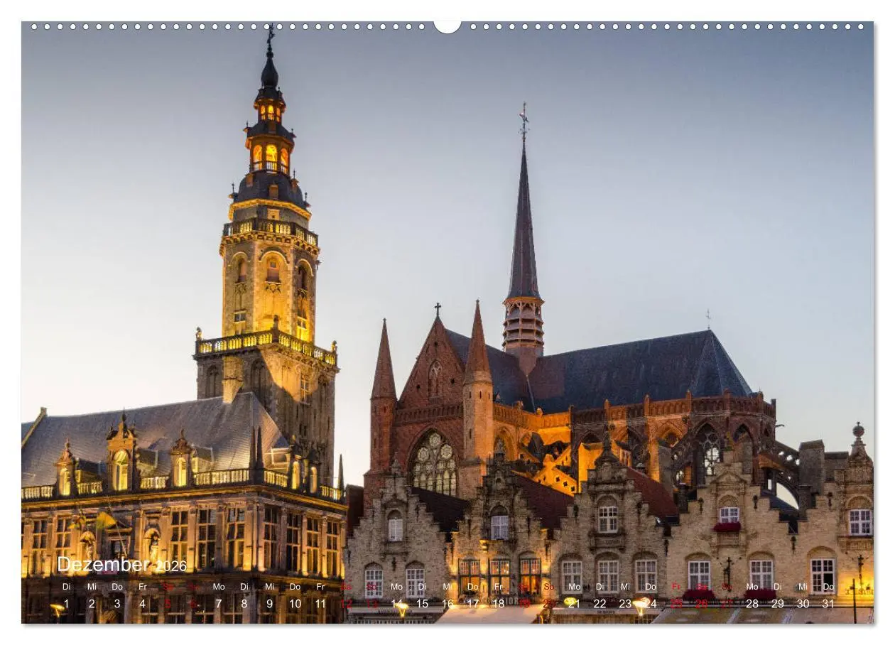 Bild: 9783457739112 | Flandern - Stadt und Strand (hochwertiger Premium Wandkalender 2026...