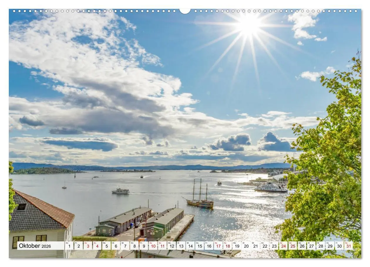 Bild: 9783457809112 | Zauberhaftes Oslo (Wandkalender 2026 DIN A2 quer), CALVENDO...