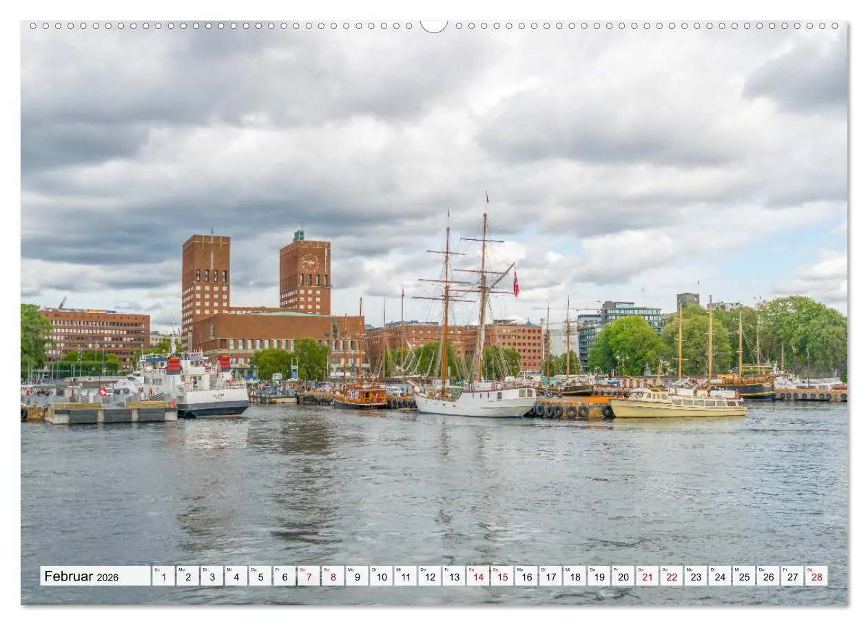 Bild: 9783457809112 | Zauberhaftes Oslo (Wandkalender 2026 DIN A2 quer), CALVENDO...