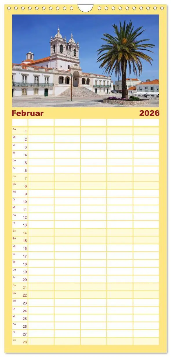Bild: 9783516519112 | Familienplaner 2026 - Portugal mit 5 Spalten (Wandkalender, 21 x 45...