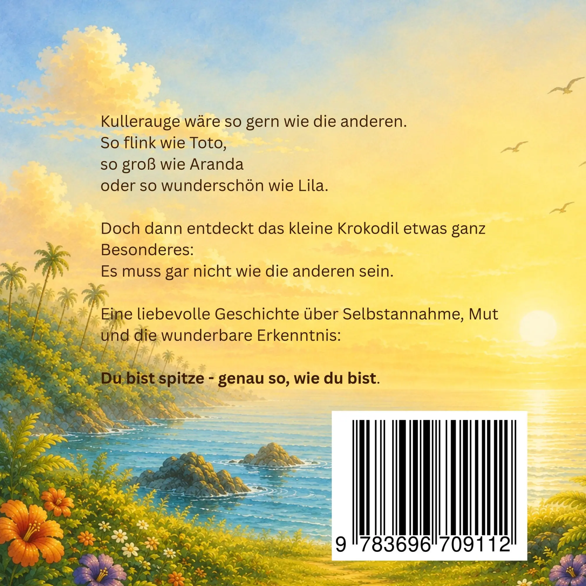 Rückseite: 9783696709112 | Krokodil Kullerauge - Du bist Spitze | Heidrun M'Butu | Taschenbuch