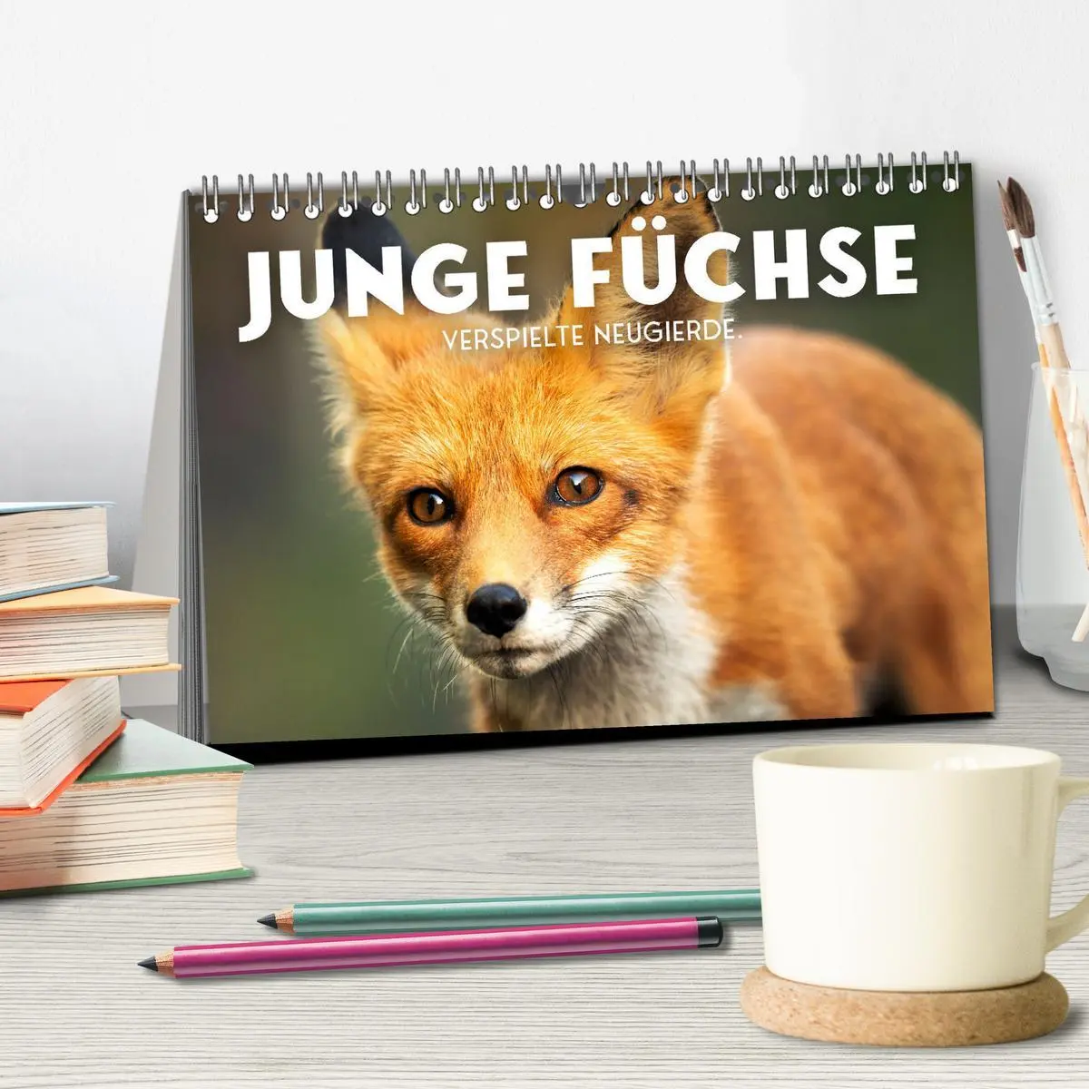 Bild: 9783457419212 | Junge Füchse - Verspielte Neugierde. (Tischkalender 2026 DIN A5...