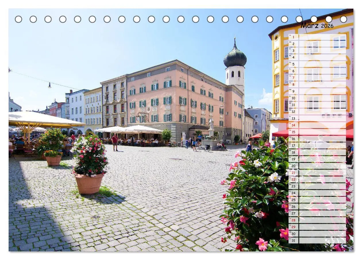 Bild: 9783457899212 | Eine Perle Oberbayerns - Rosenheim (Tischkalender 2026 DIN A5...