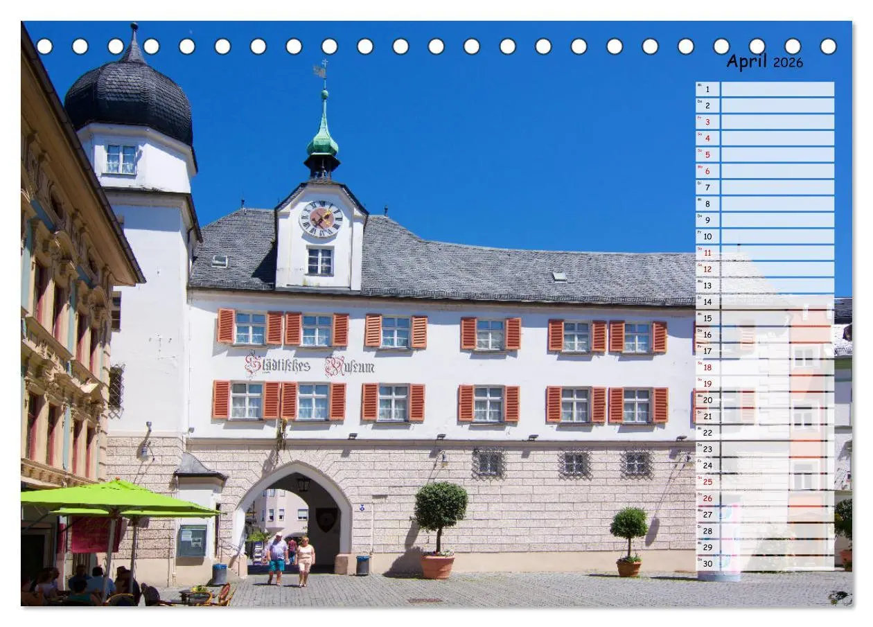 Bild: 9783457899212 | Eine Perle Oberbayerns - Rosenheim (Tischkalender 2026 DIN A5...