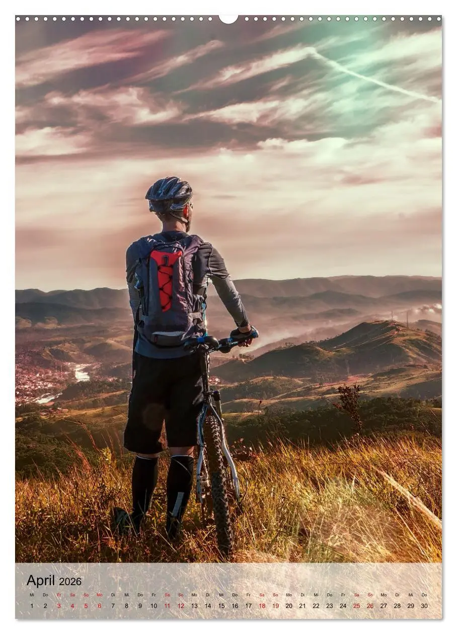Bild: 9783516369212 | Mountainbike - einfach Spaß (Wandkalender 2026 DIN A2 hoch),...