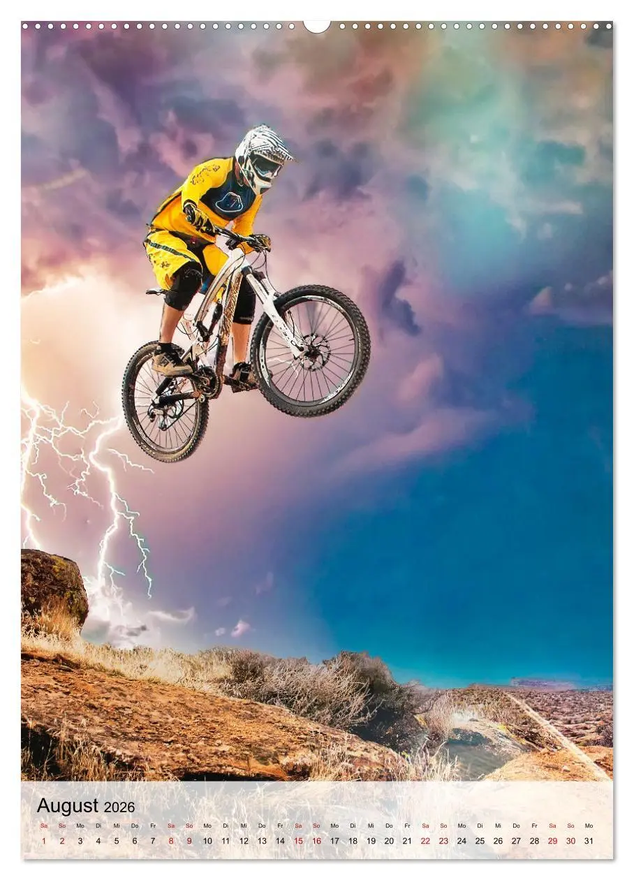 Bild: 9783516369212 | Mountainbike - einfach Spaß (Wandkalender 2026 DIN A2 hoch),...